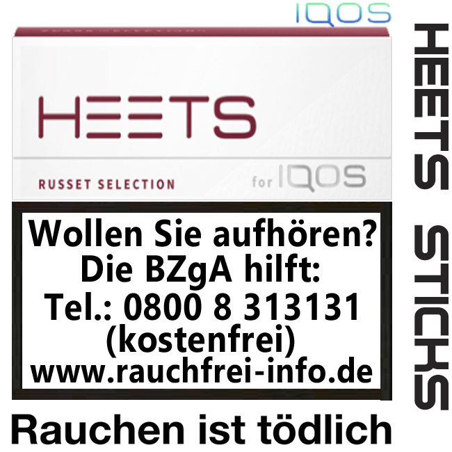 IQOS from Marlboro - HEETS Sticks Russet Label Tobacco 